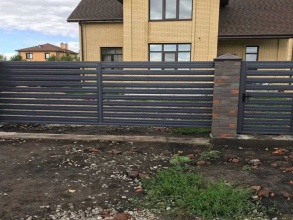 Забор жалюзи 72 метра фото в Видном