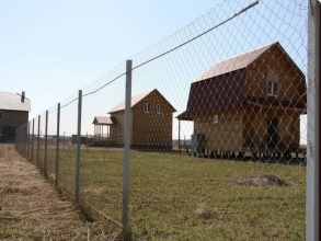 Забор из сетки рабицы в натяг с протяжкой арматуры 150 метров фото в Видном
